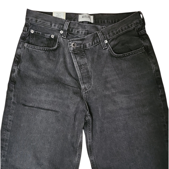 Agolde Denim - Agolde Shambles High Rise Criss Cross Jeans